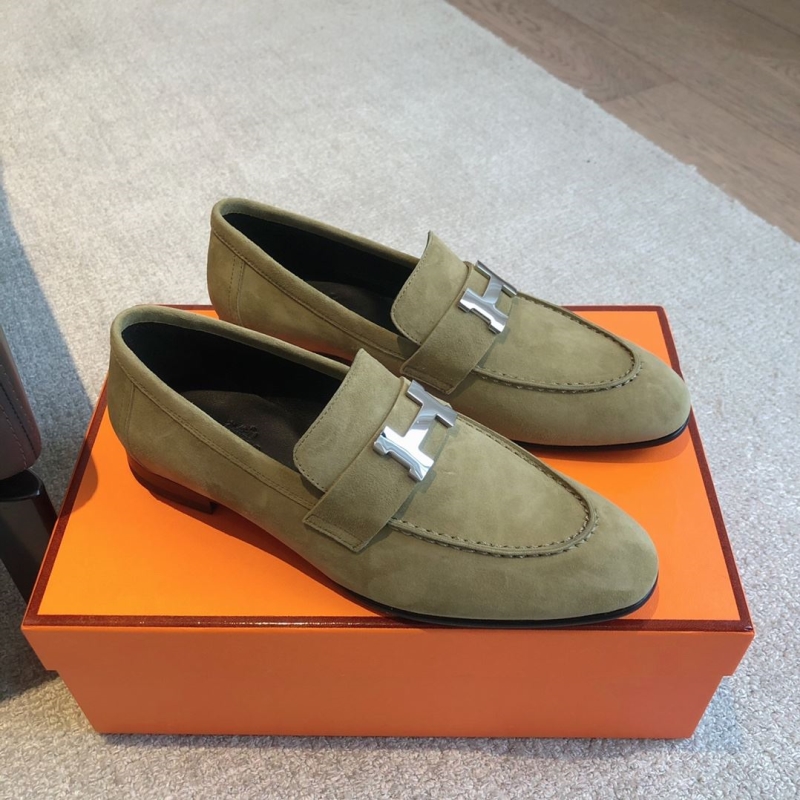 H**mes leather shoes